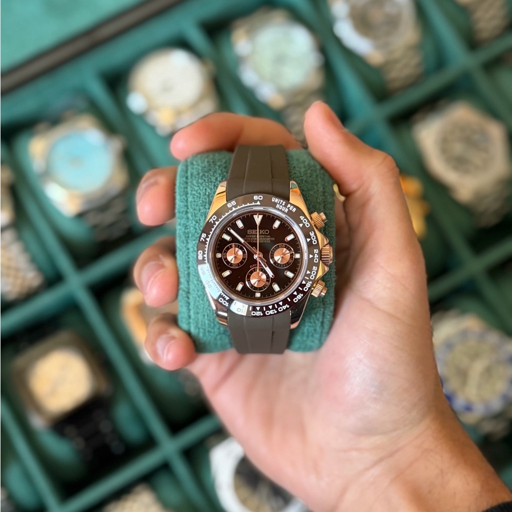 Seiko Mod: Caramel Mocha Daytona - Picture 5 of 14